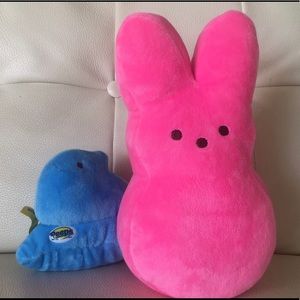 PEEPS PLUSH Marshmallow & Bunny